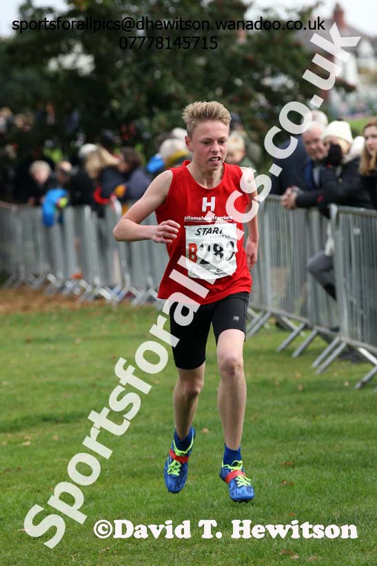 Boys under-13s Northern Cross Country Relays, Graves Park, Sheffield. Photo: David T. Hewitson/Sports for All Pics